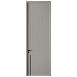 Unpainted wooden doors