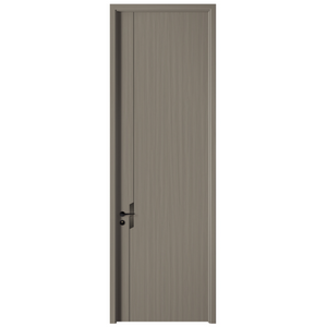 Unpainted wooden doors