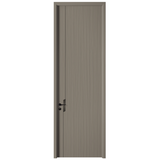 Unpainted wooden doors