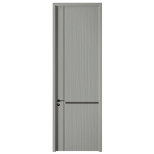 Unpainted wooden doors