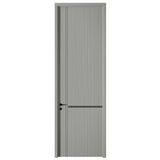 Unpainted wooden doors