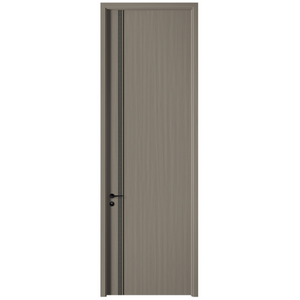 Unpainted wooden doors